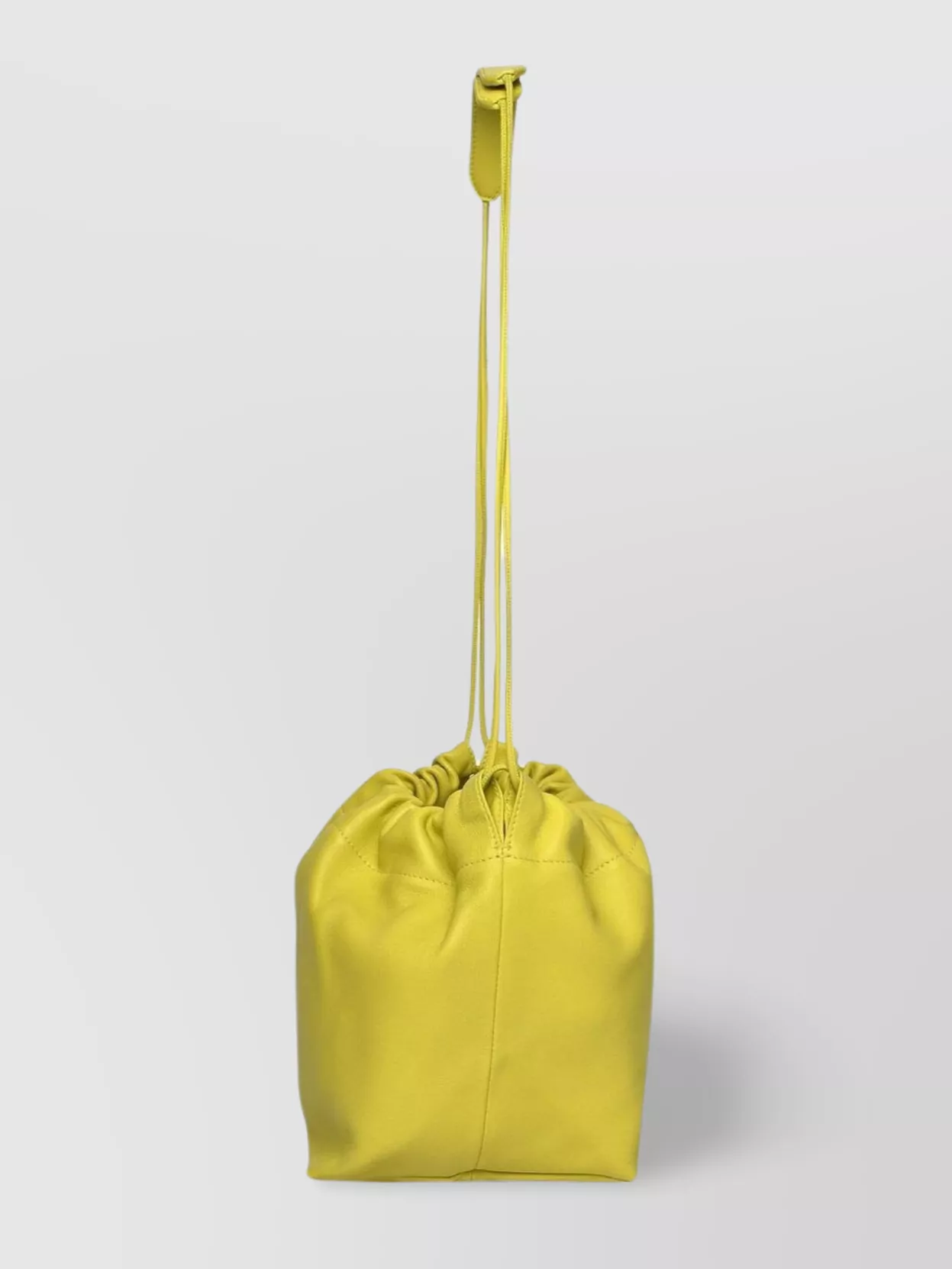 Jil Sander Leather Structured Shoulder Bag With Single Strap