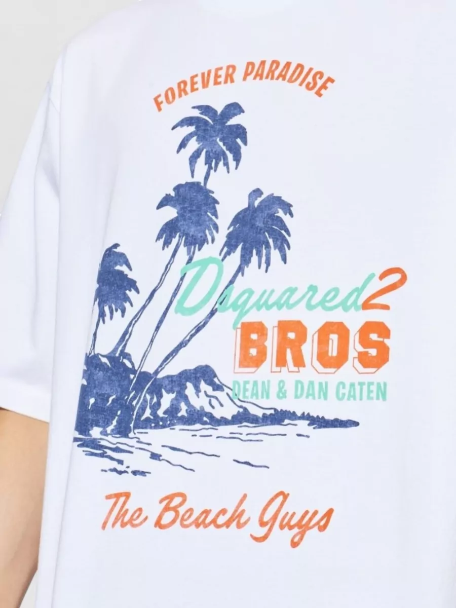 Dsquared2 Tropical Print T-Shirt