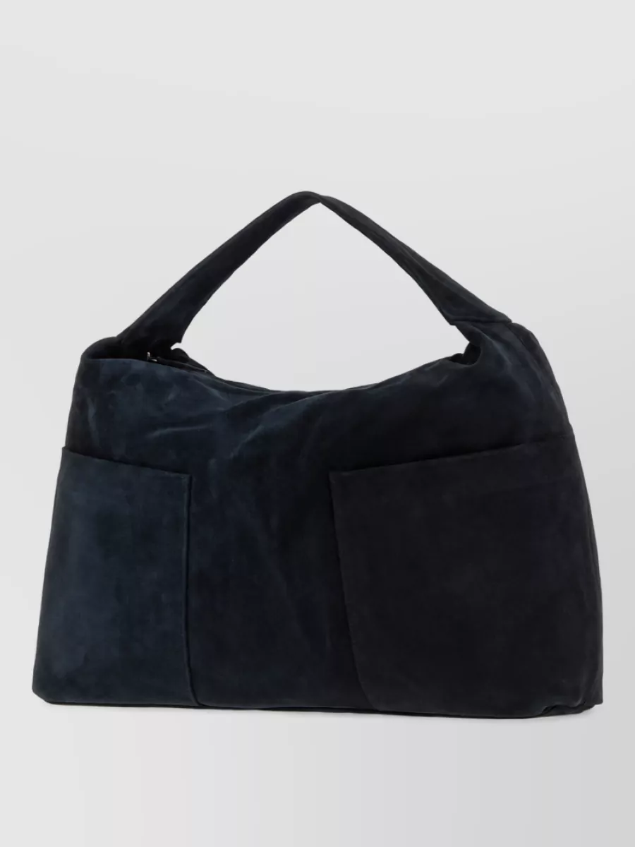 Gimaguas suede leather maxi tote bag