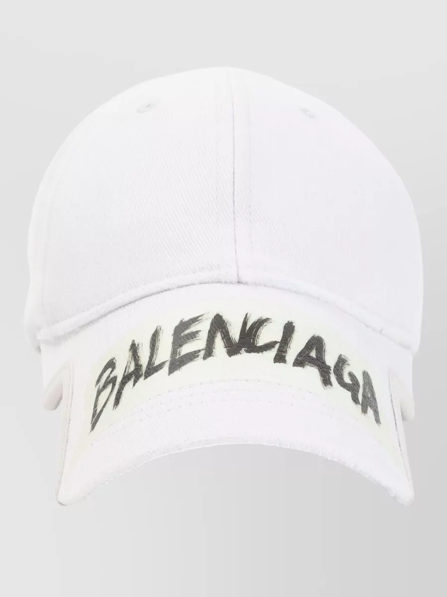 Balenciaga Baseball Cap Curved Brim Structured Eyelet Vents