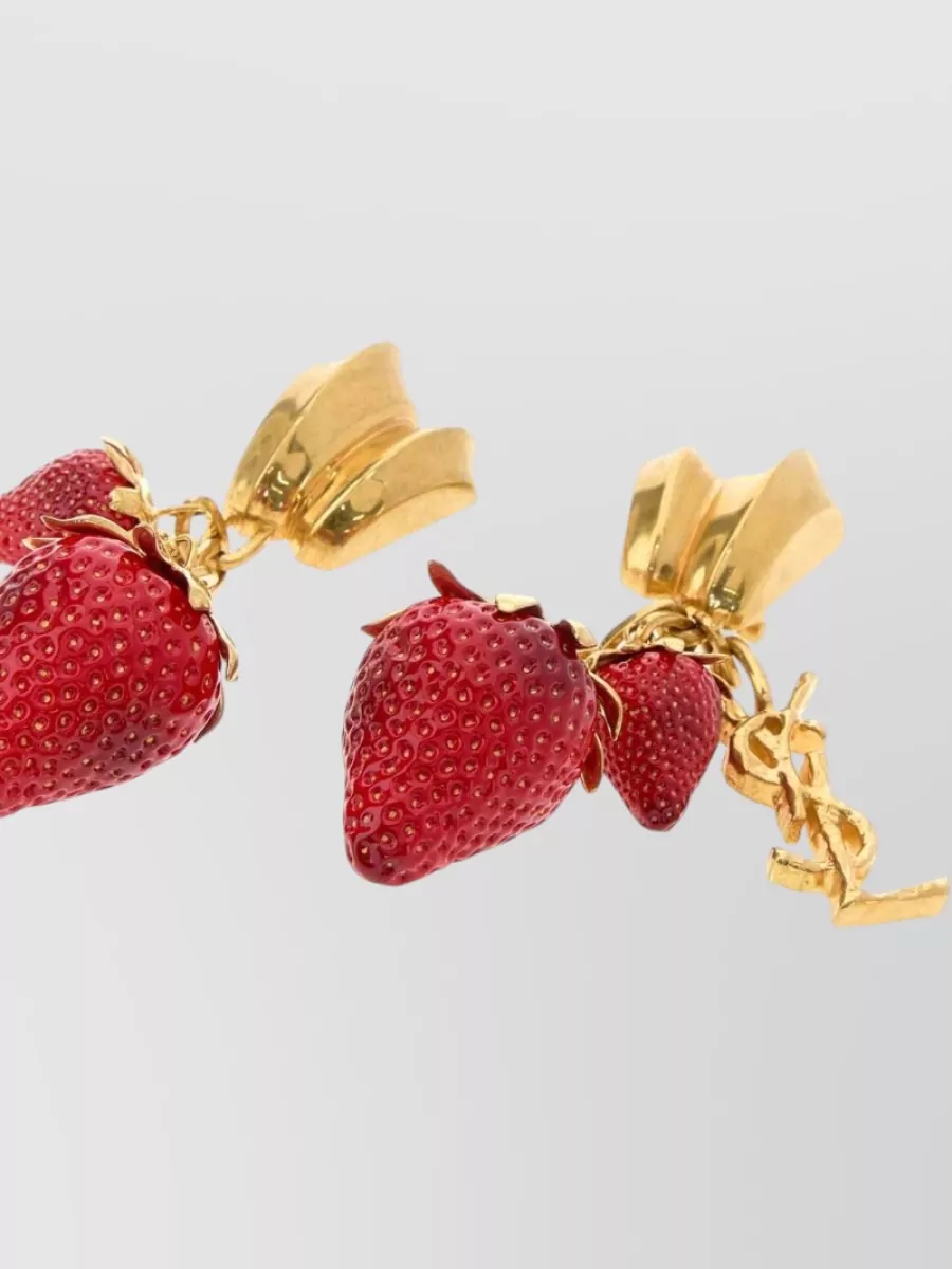 Saint Laurent Resin Drop Earrings