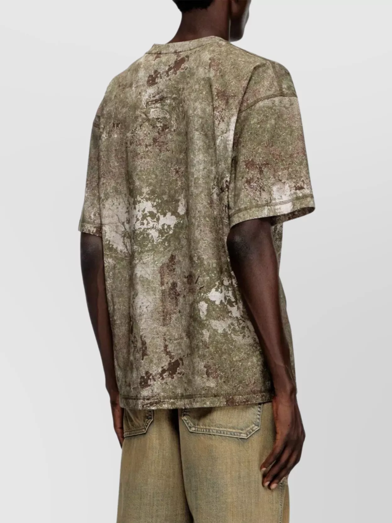 Diesel Camouflage Crew Neck T-Shirt