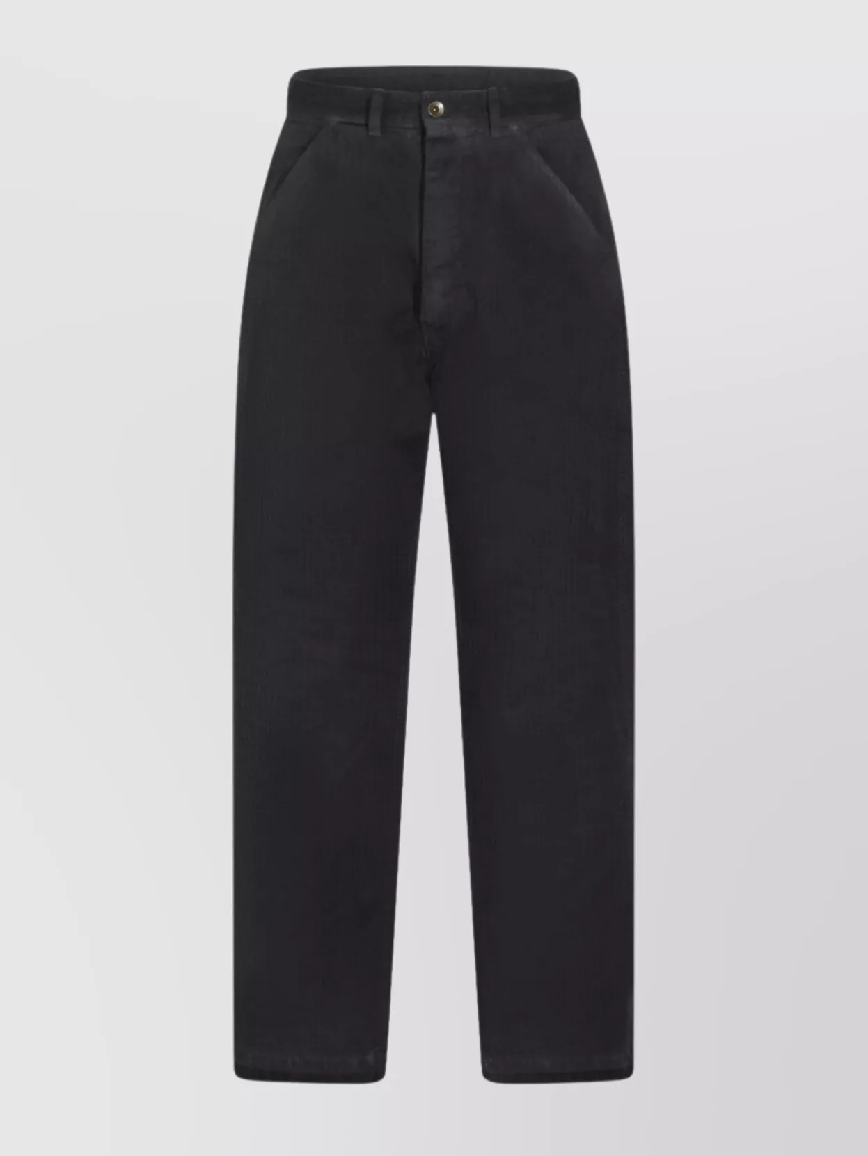 Maison Margiela Relaxed Fit Trousers Featuring Pockets In Blue
