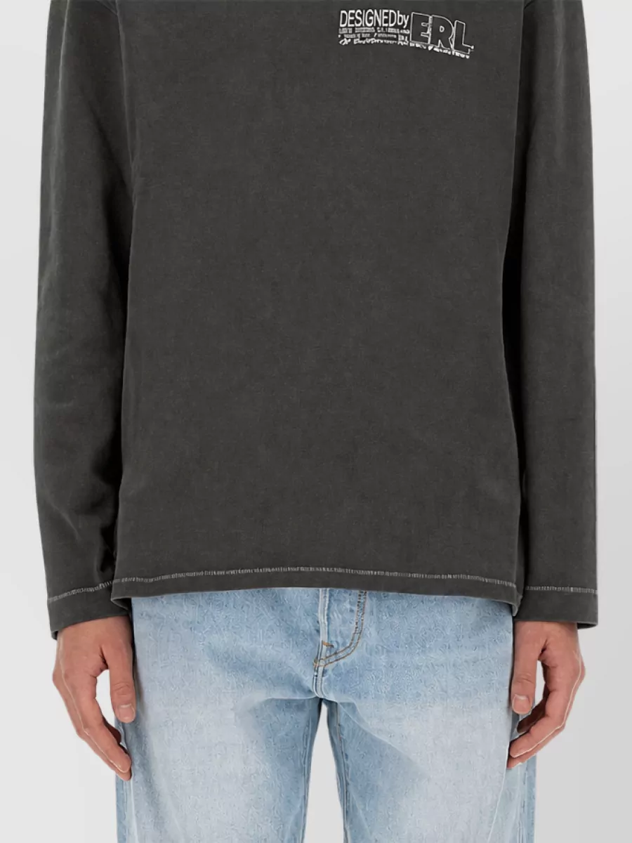Erl Printed Cotton T Shirt
