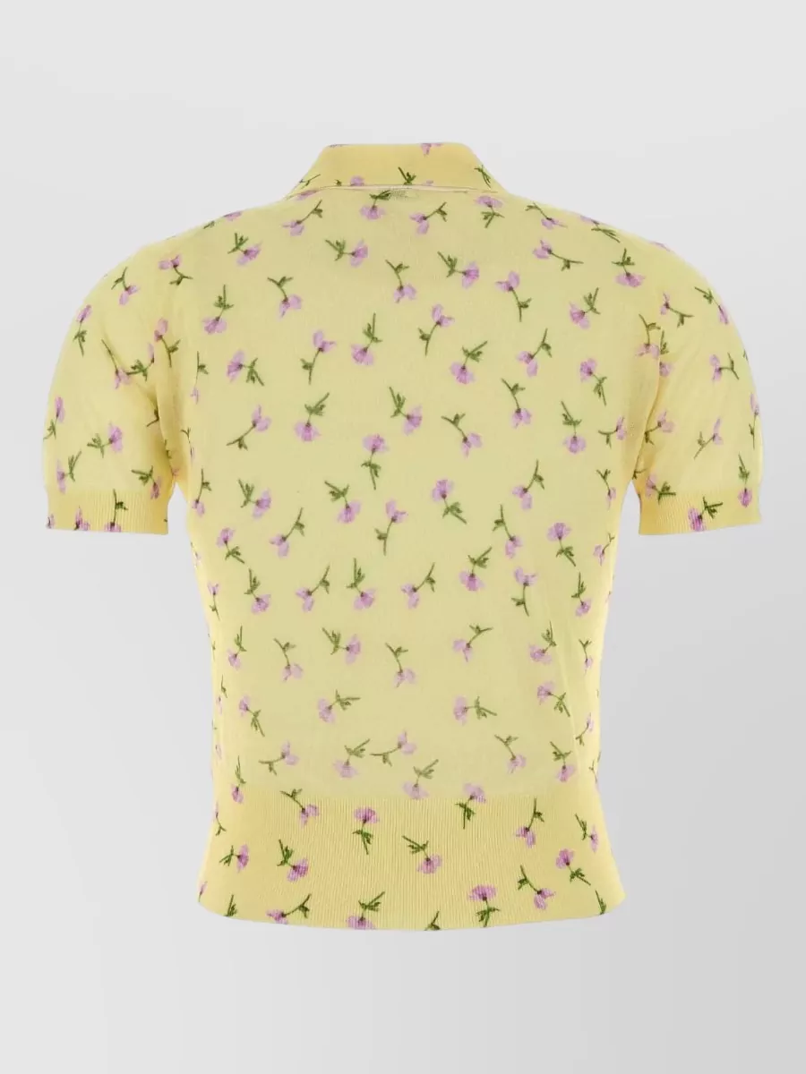 Jil Sander Printed Polo Shirt
