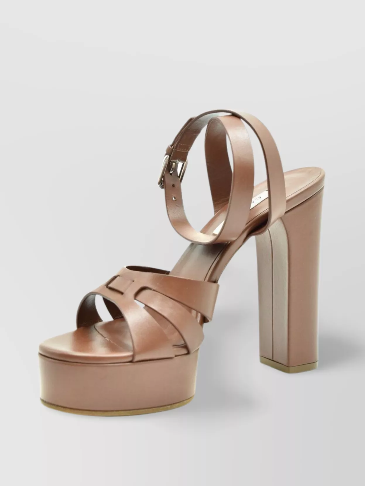 Casadei Strappy Open Toe Platform Sole Pumps