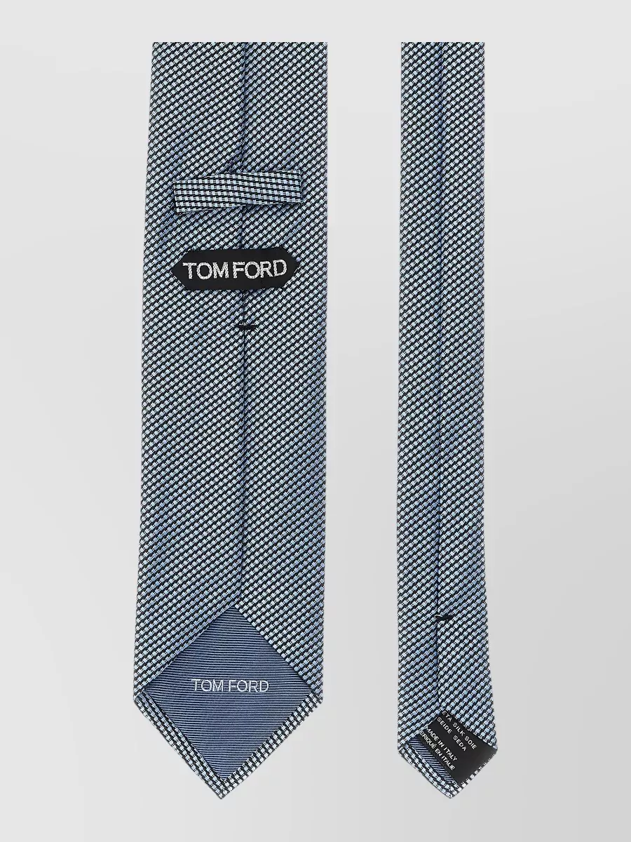 Tom Ford Jacquard Tie Slim Design Textured Pattern