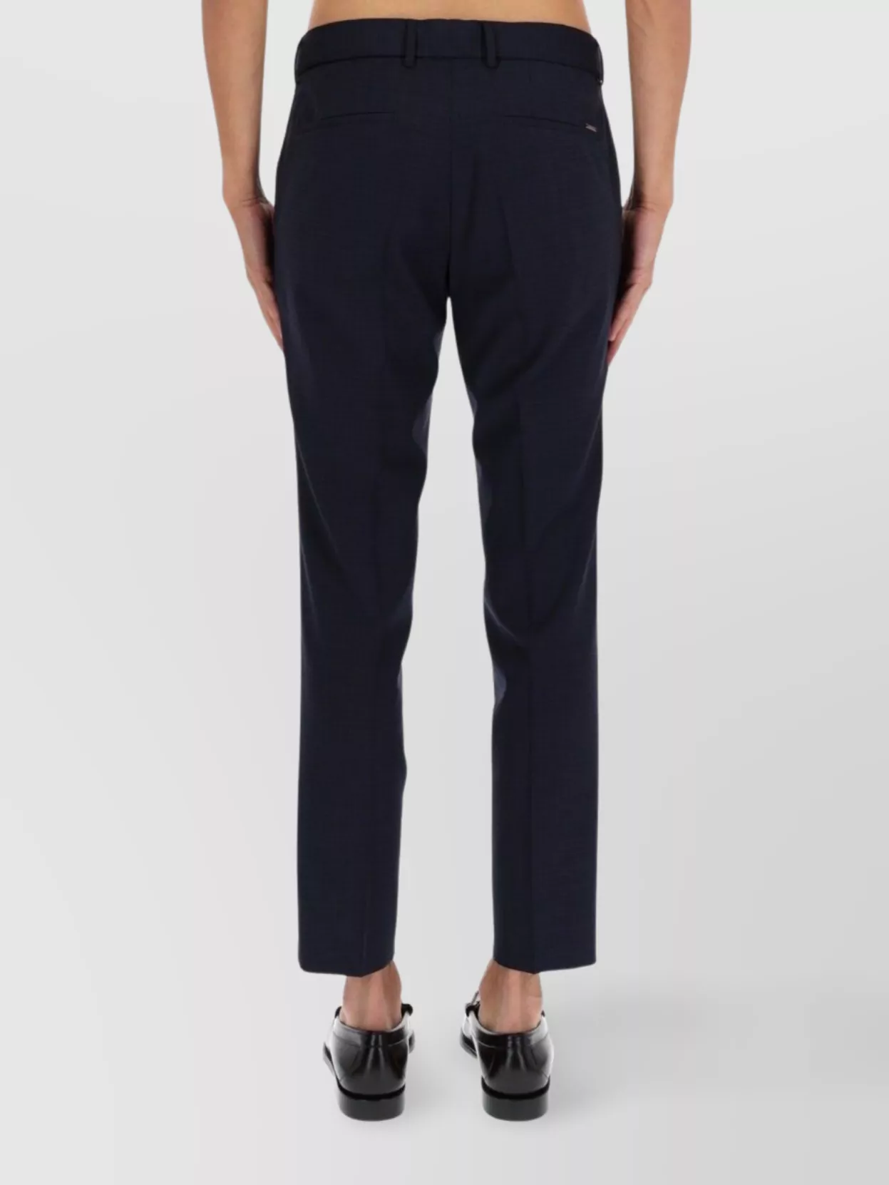 Boss Trousers With Belt Loops And Pockets