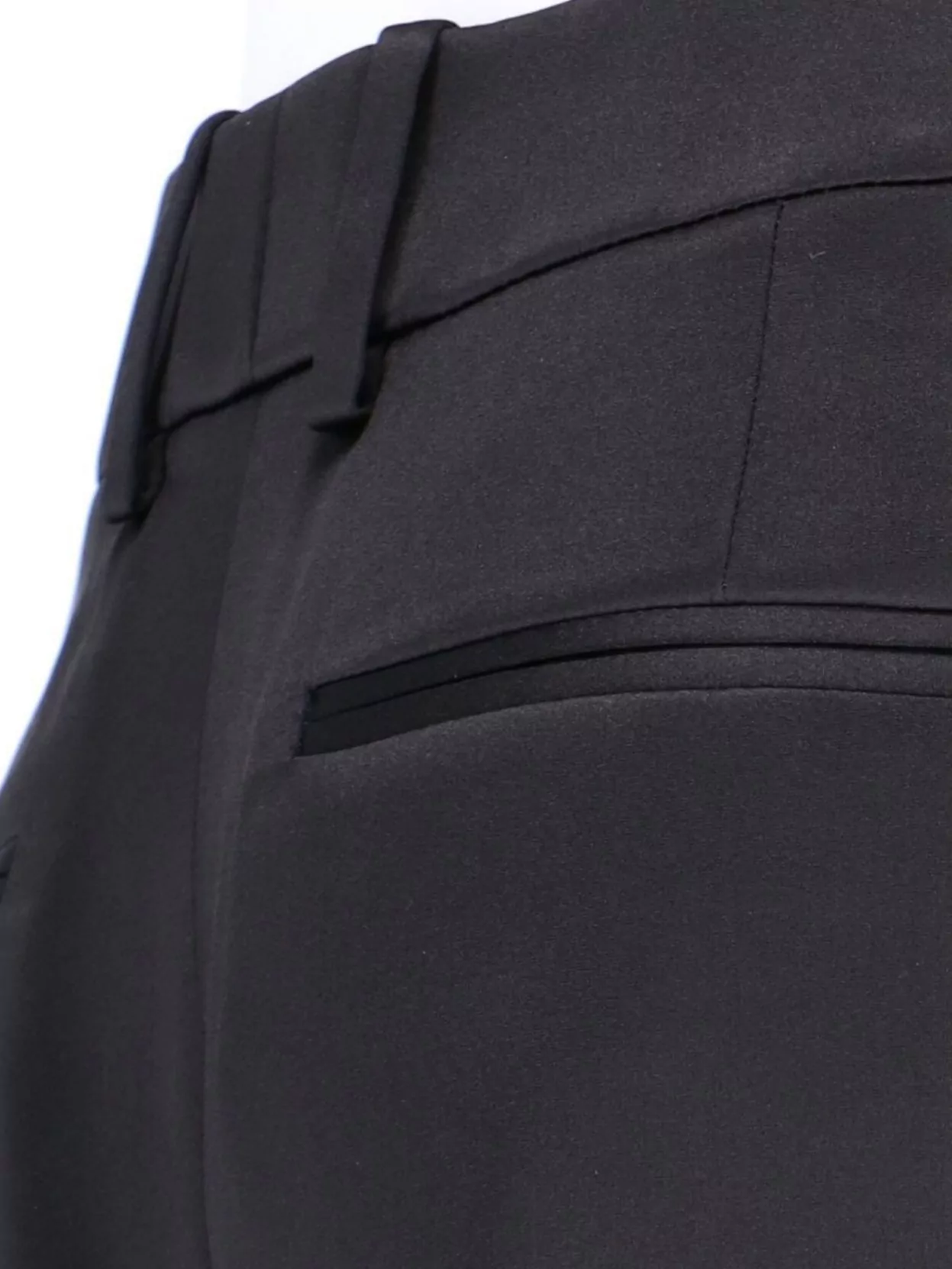 SAINT LAURENT STRAIGHT LEG TROUSERS WITH BACK POCKET AND BELT LOOPS