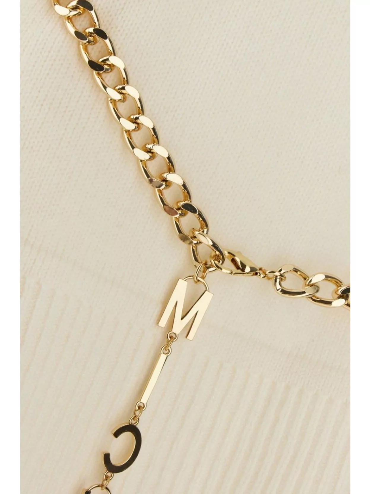 Michael Kors Wool Blend Poncho With Turtleneck And Chain Detail In White