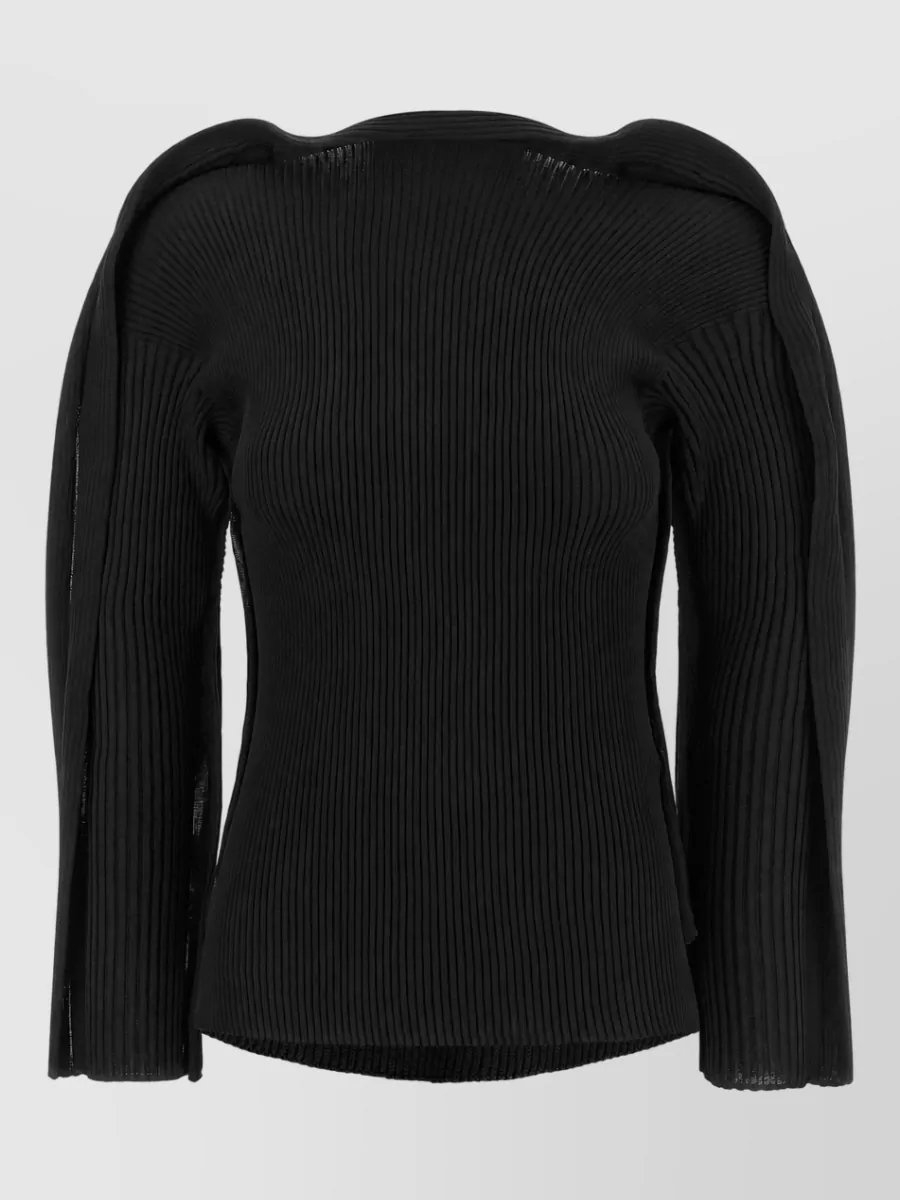 Issey Miyake Ribbed top