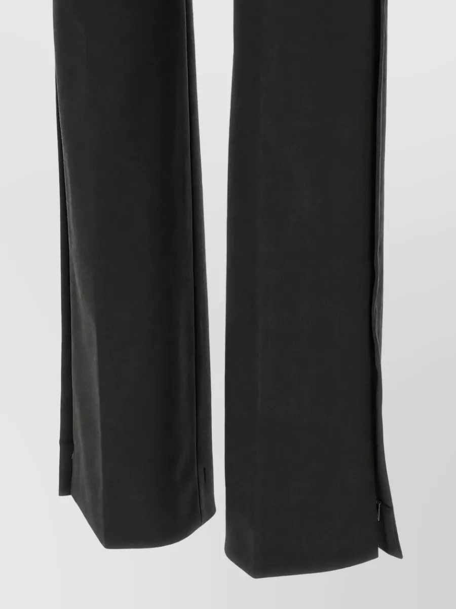 Sportmax Wool-Blend Straight-Leg Suit Trousers