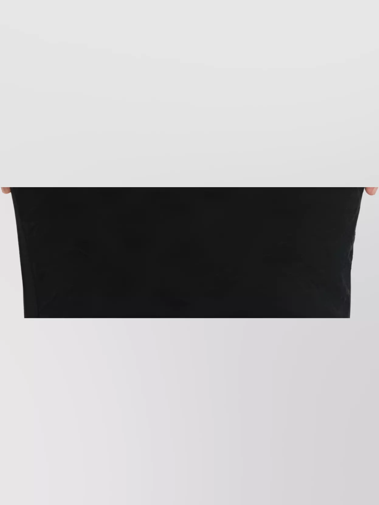 Pinko Knitted Pencil Skirt Embossed Waistband