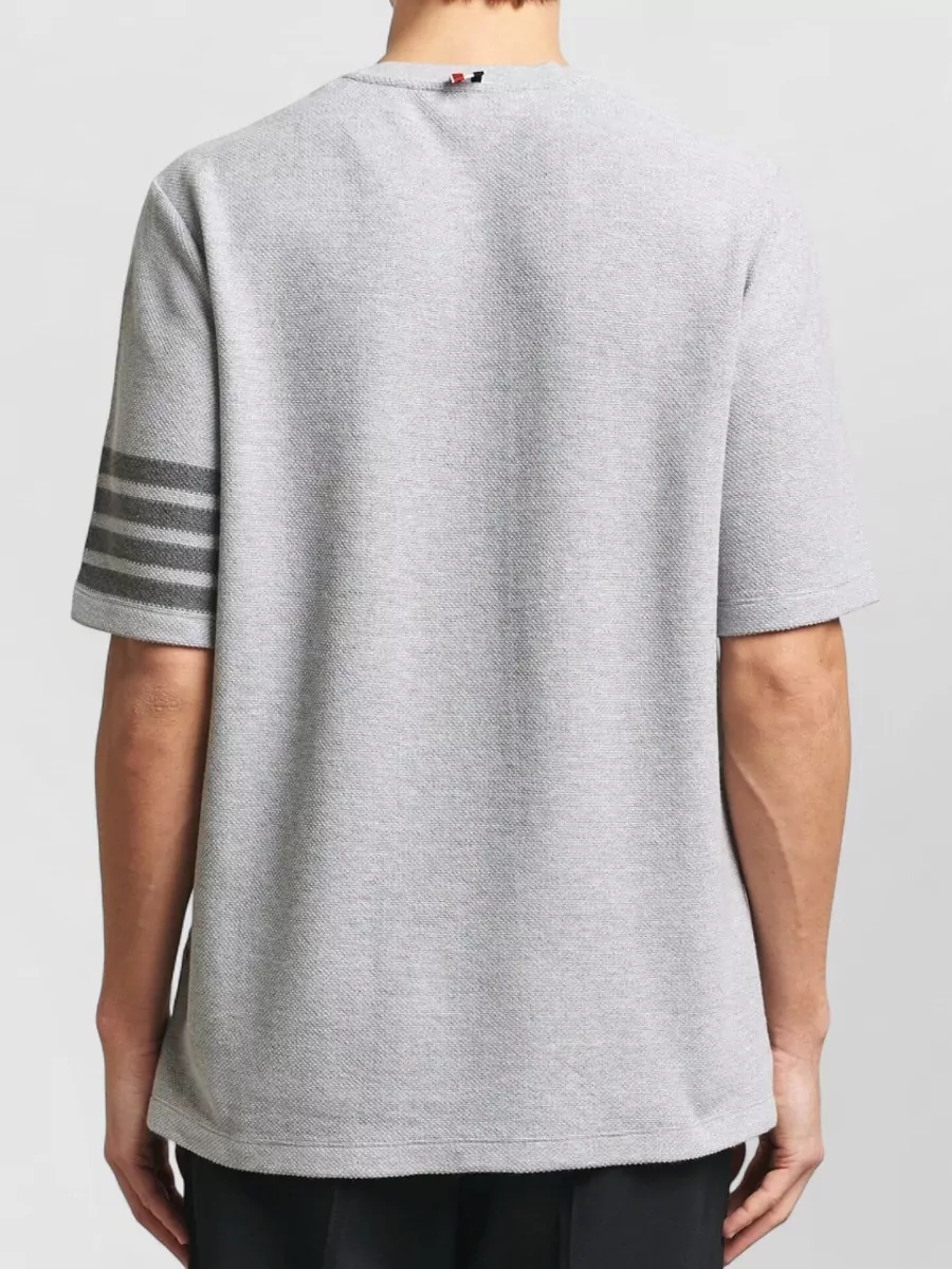 Thom Browne Textured Cotton Short-Sleeve T-Shirt