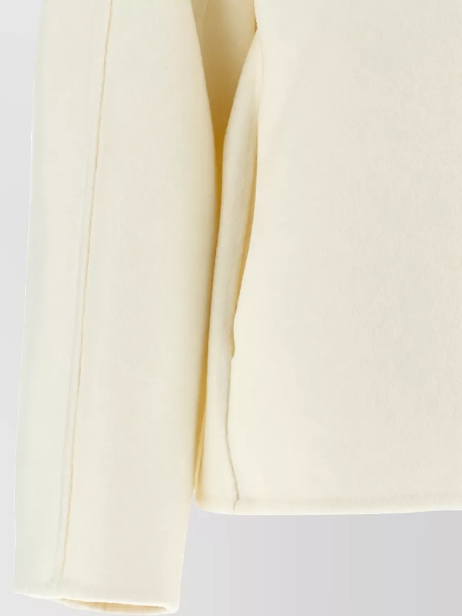 Loulou Studio Cashmere Blend Faux Fur Collar Jacket