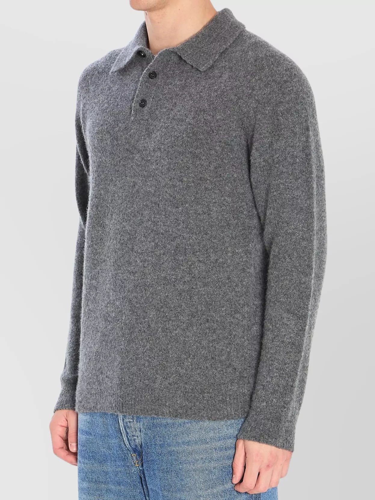 Roberto Collina Cashmere Blend Polo Shirt