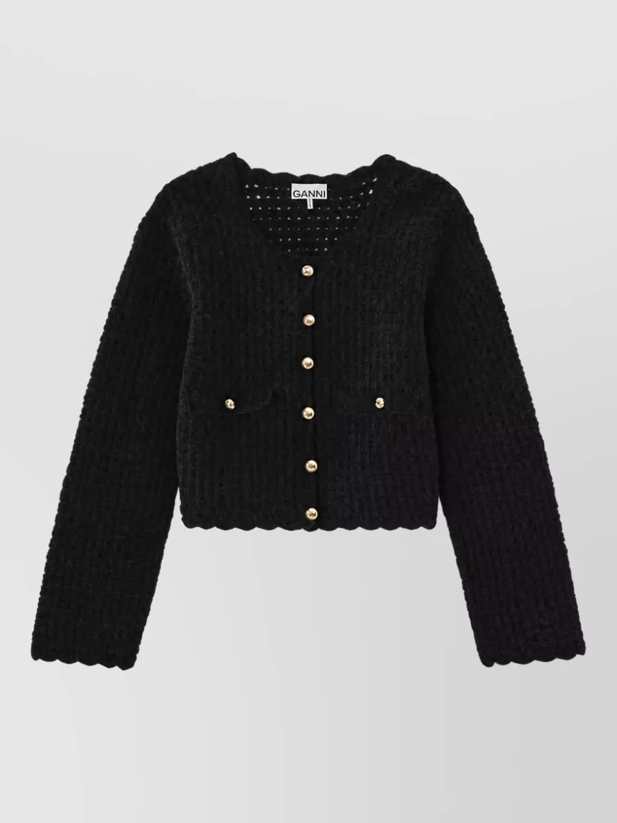 Ganni Chenille cardigan