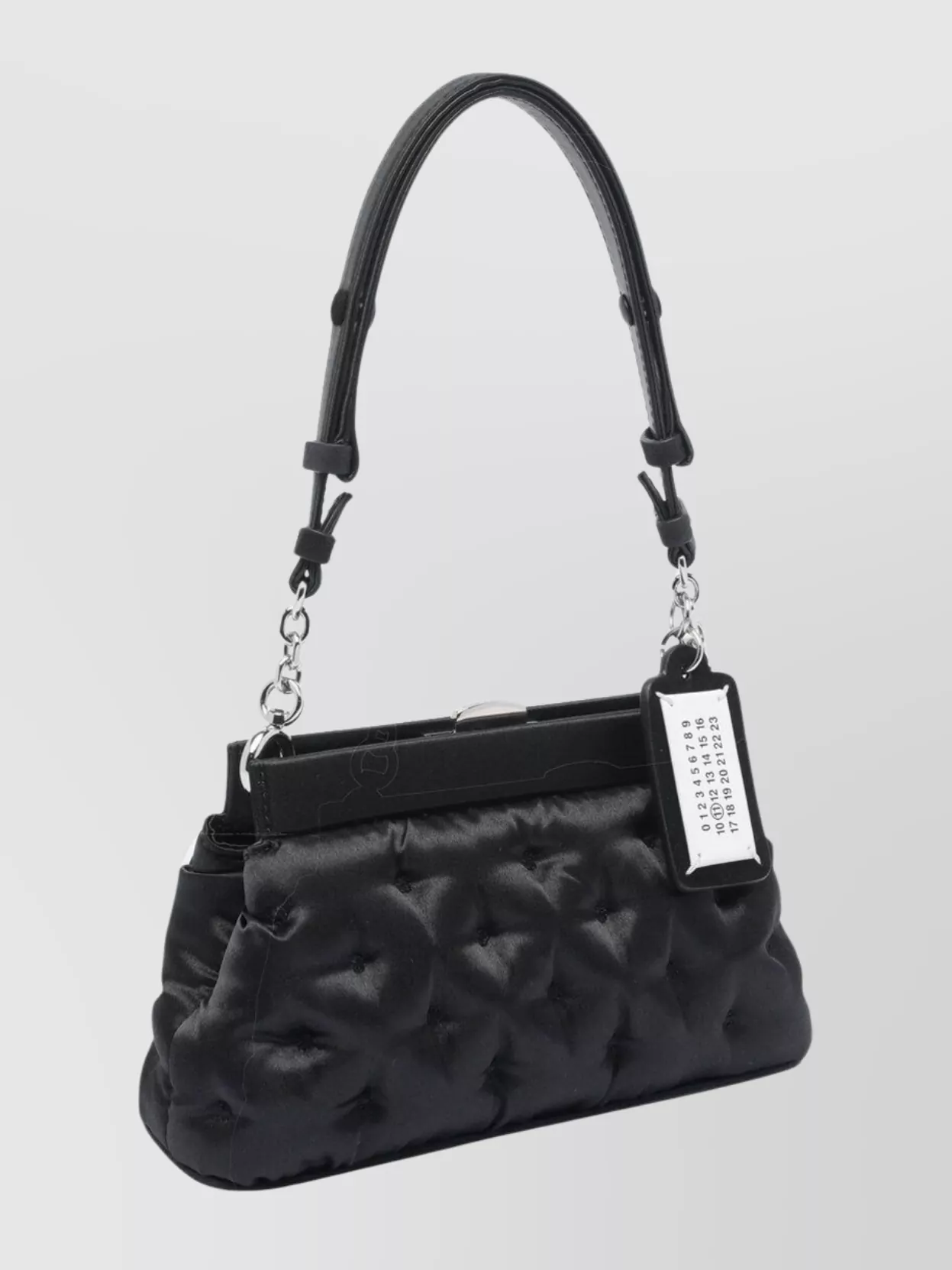 Maison Margiela Small Quilted Shoulder Bag With Metal Hardware