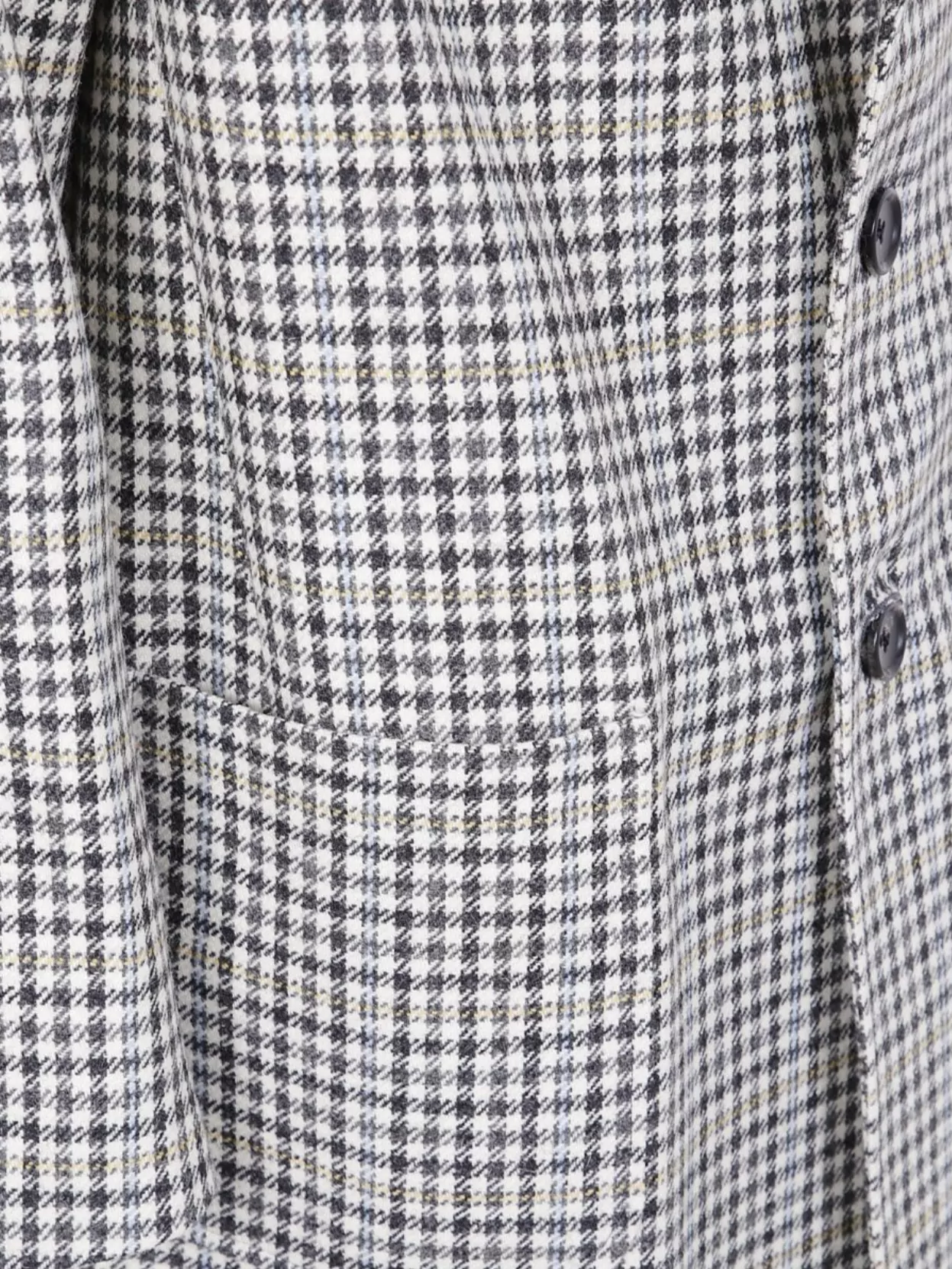 Thom Browne Unstructured Long Coat Hunting Tweed Check