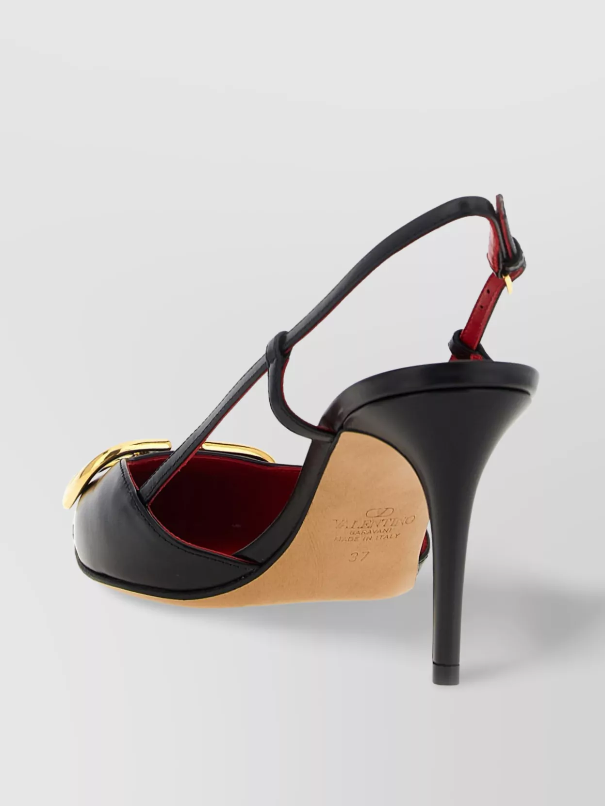 Valentino Garavani 'Vlogo Signature' Slingback Gold-Tone Hardware