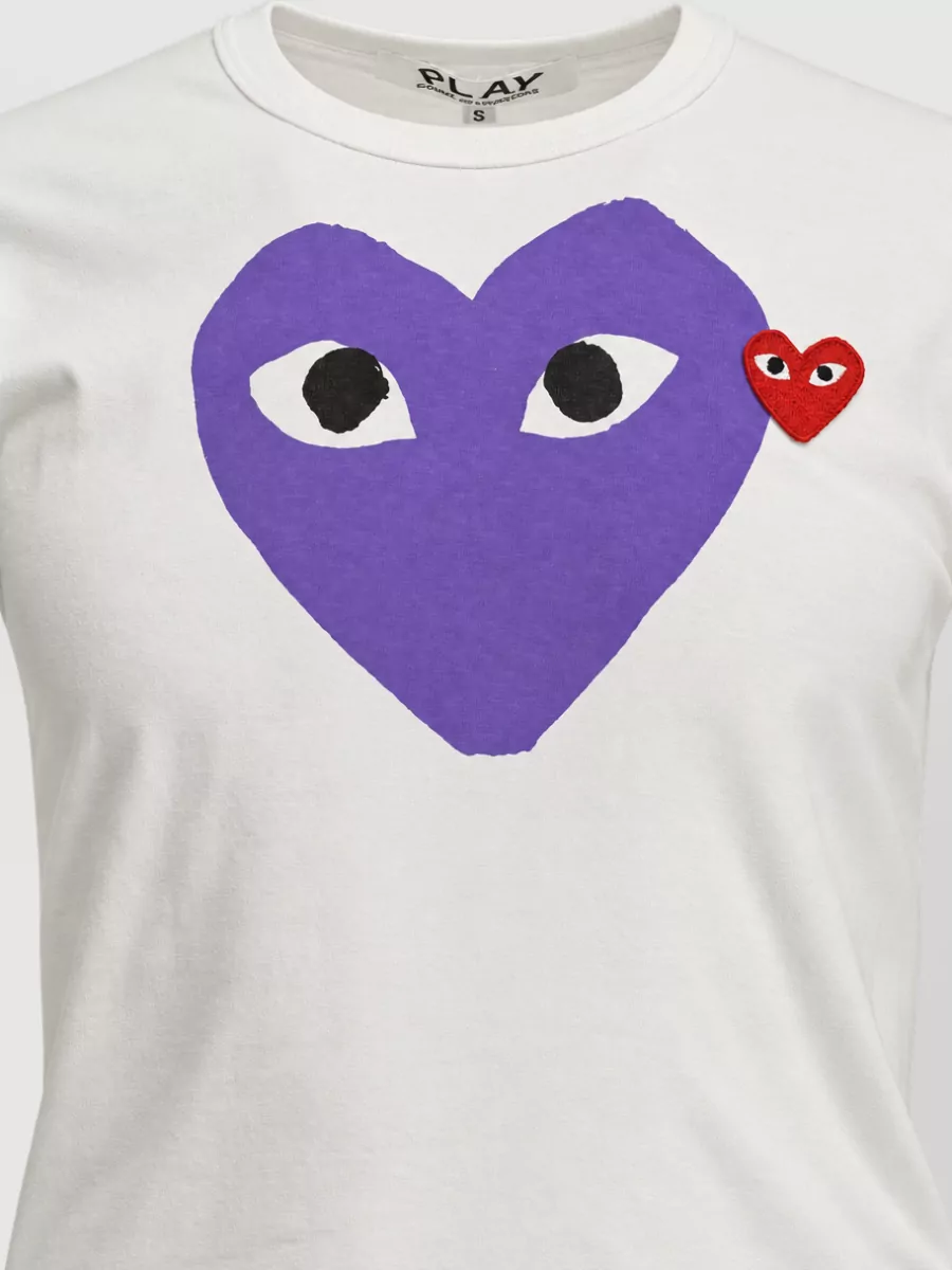 Comme Des Garçons Play Cotton Crew-Neck T-Shirt