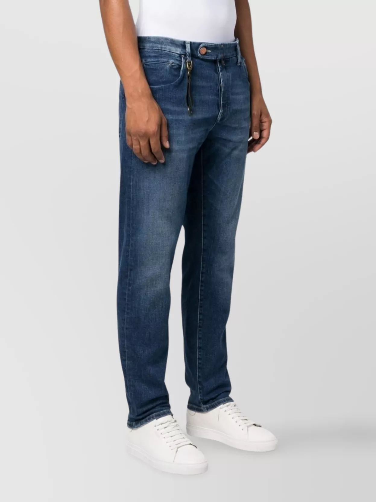 Incotex Denim Special Straight Leg Trousers In Blue