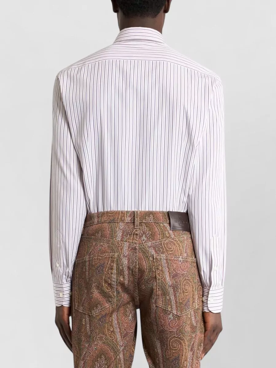 Etro Striped Cotton Shirt