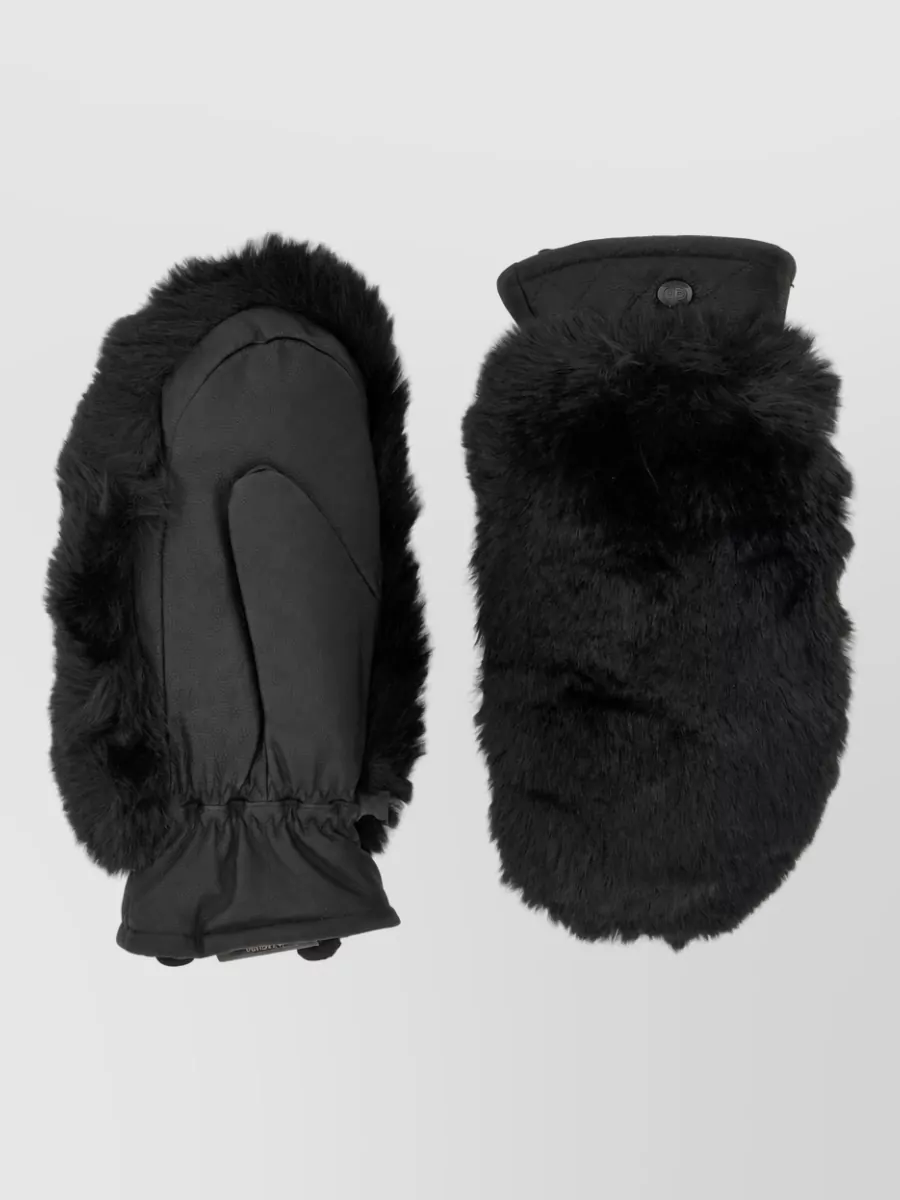Goldbergh leather quilted mittens