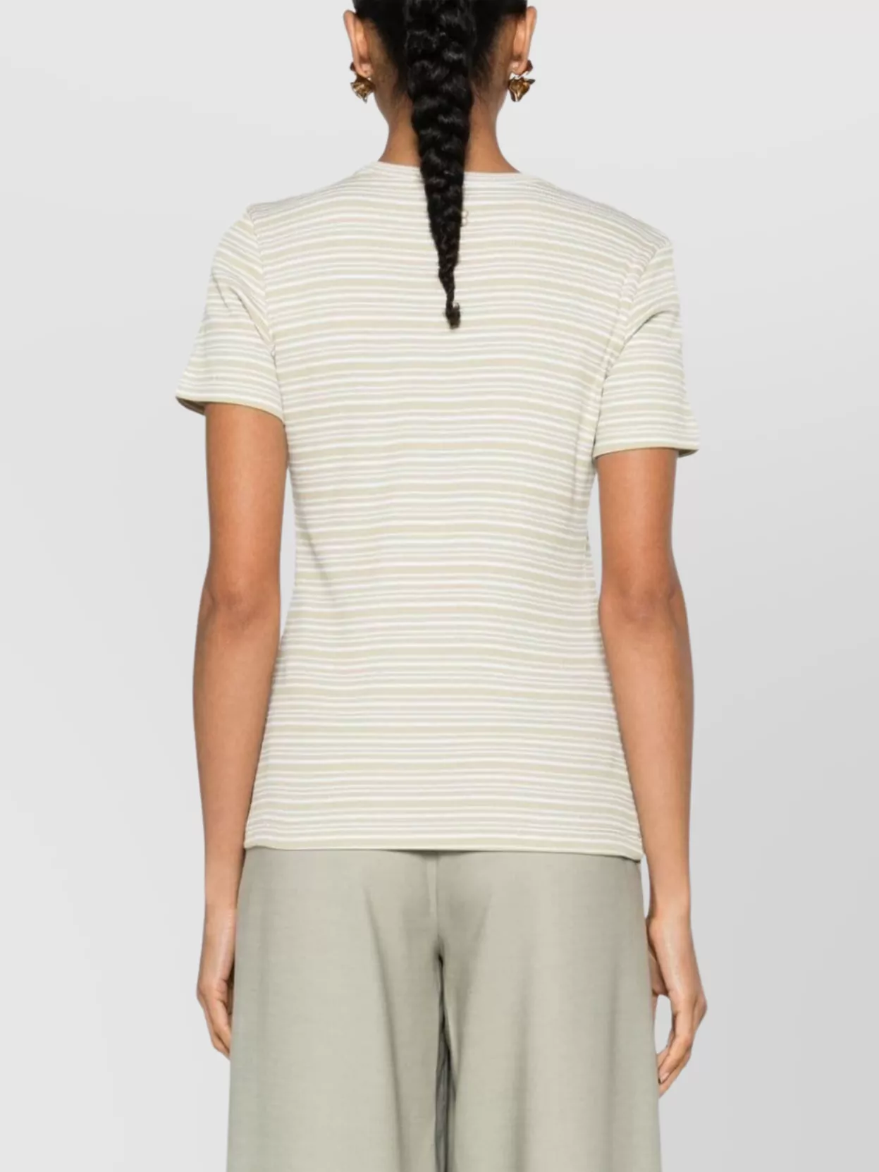 Filippa K Organic Cotton Striped Ribbed T-Shirt
