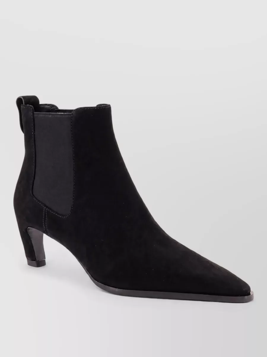 Tory Burch suede chelsea ankle boots
