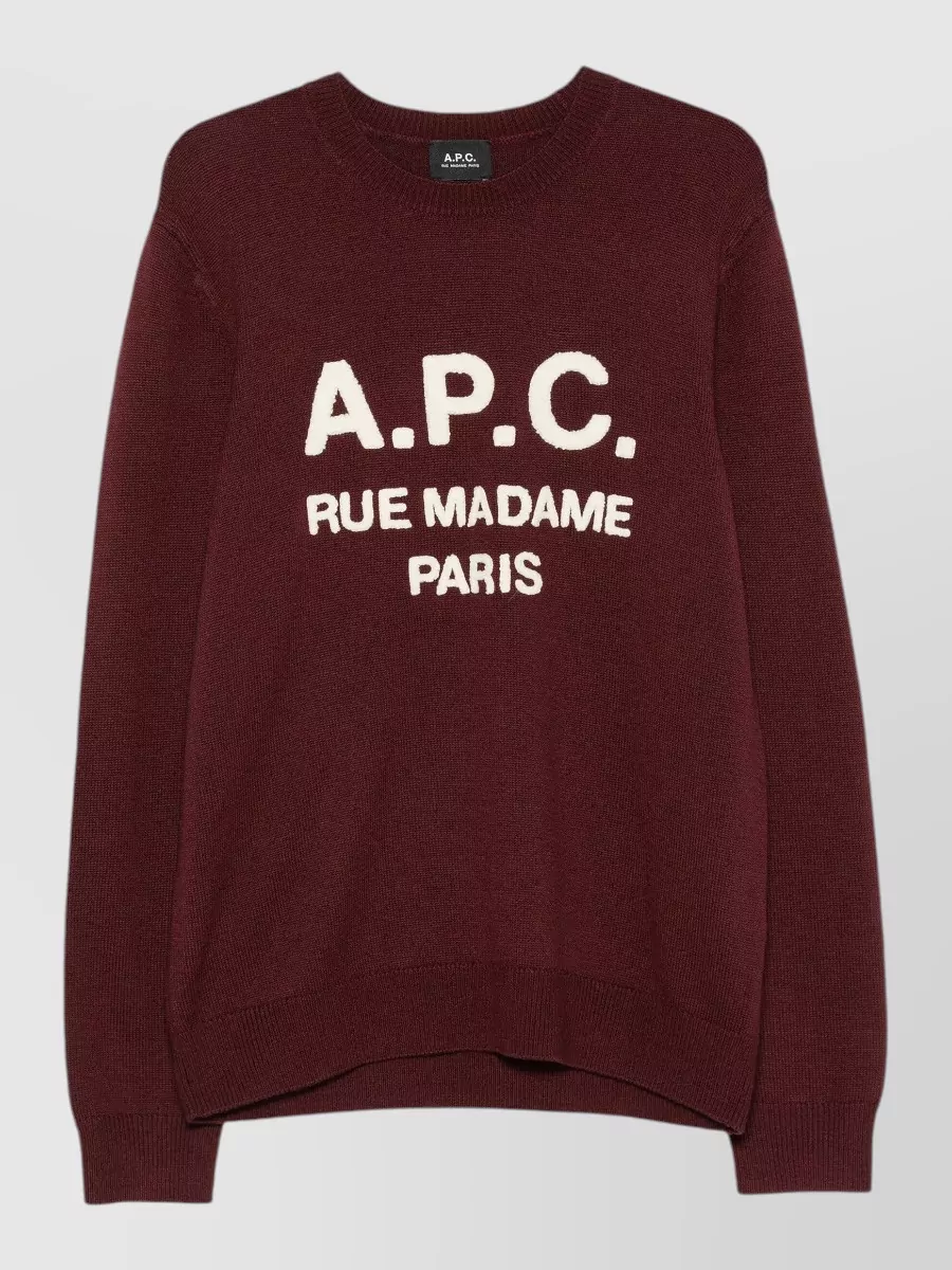 A.P.C. virgin wool crewneck sweater