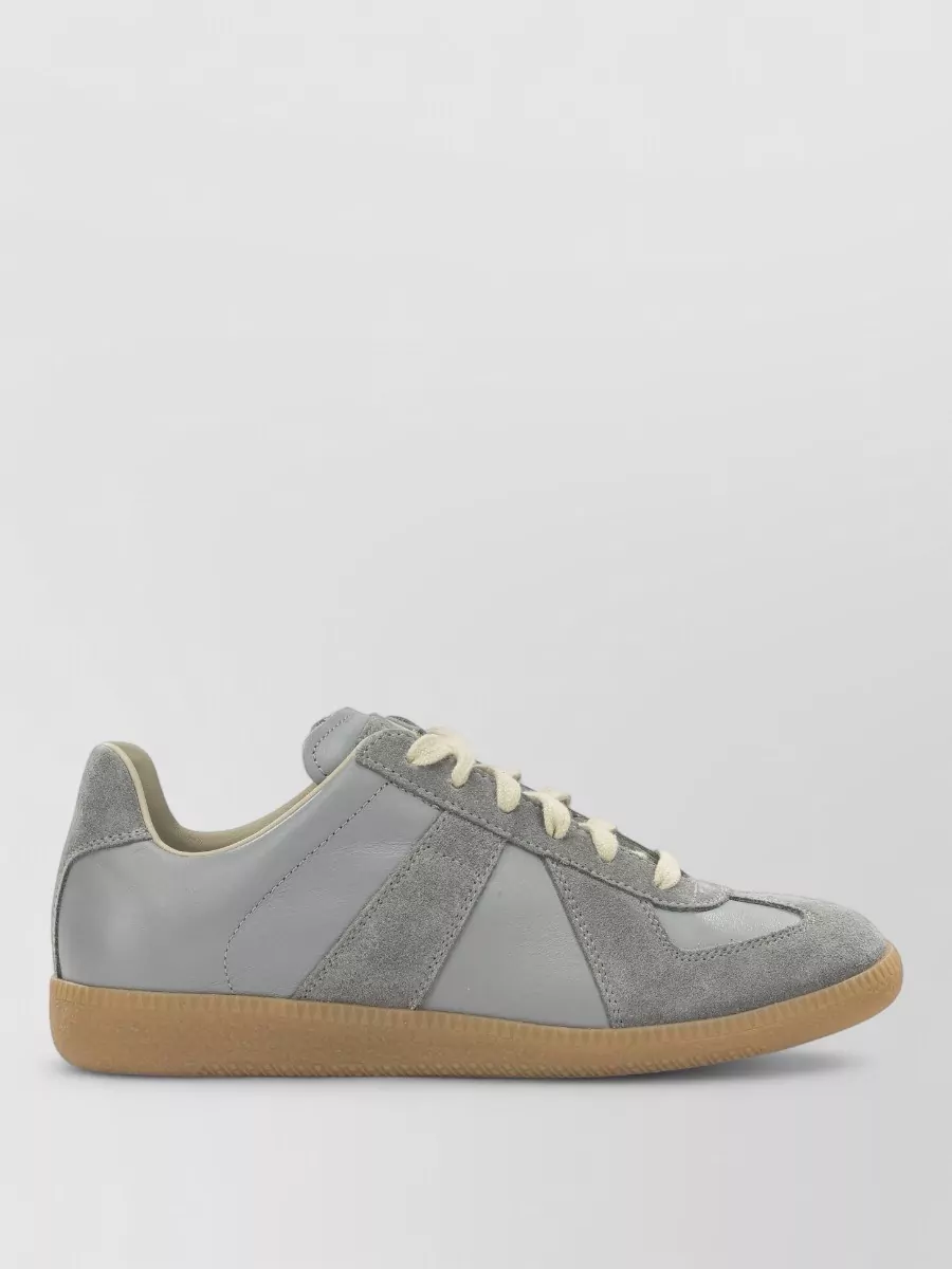 Maison Margiela Leather Low-Top Sneakers