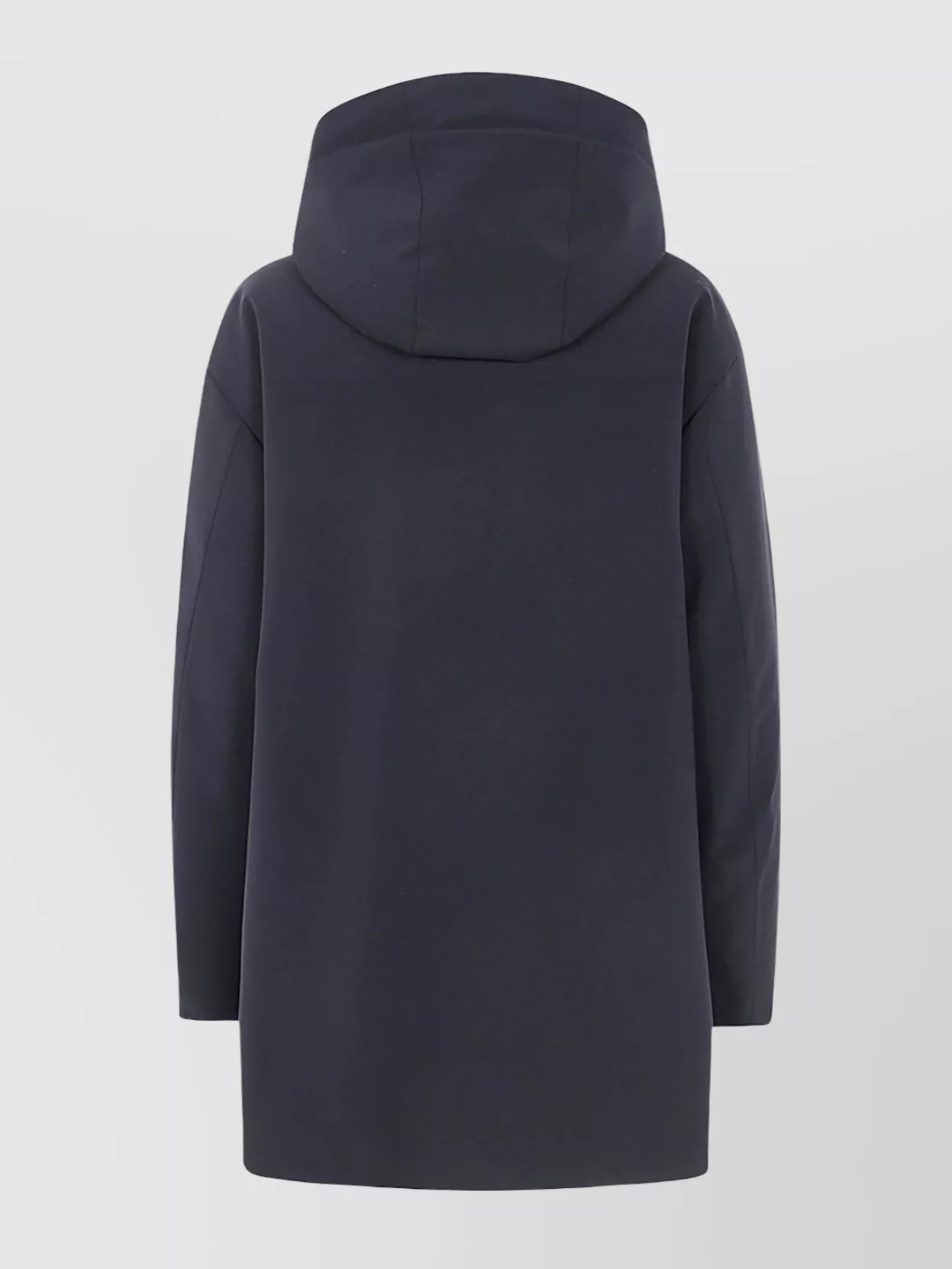 Aspesi Parka Hooded Side Pockets In Blue