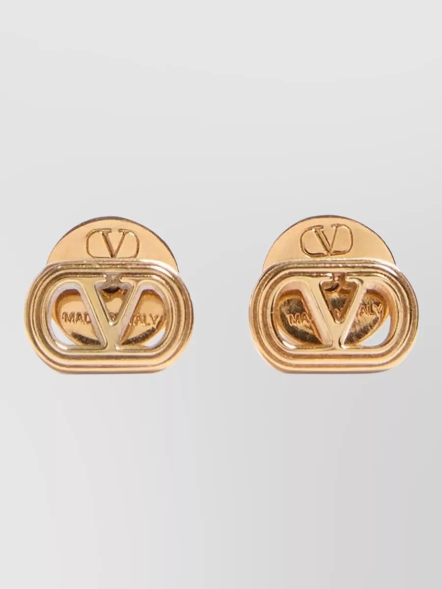 Valentino Garavani Metal Ovalette Earrings