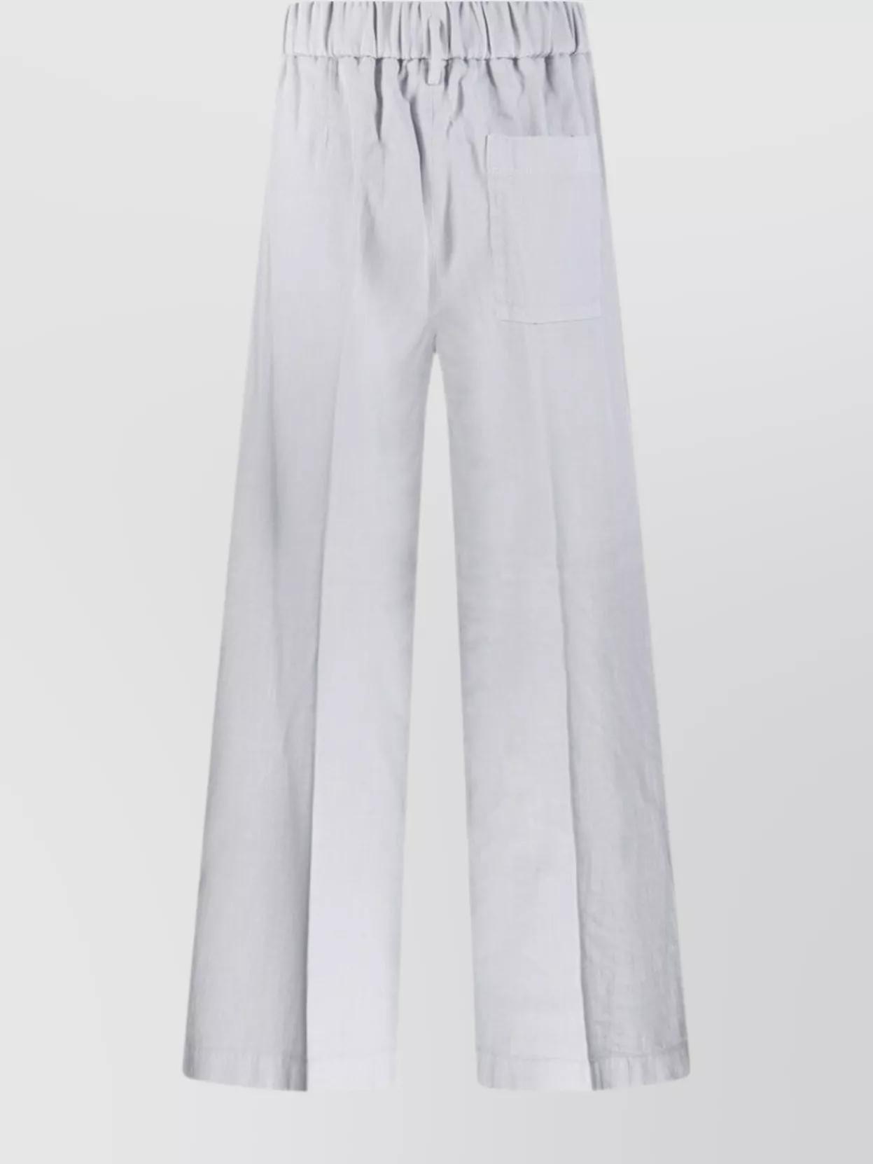 Forte Forte High Waist Wide Leg Pleated Trousers In White