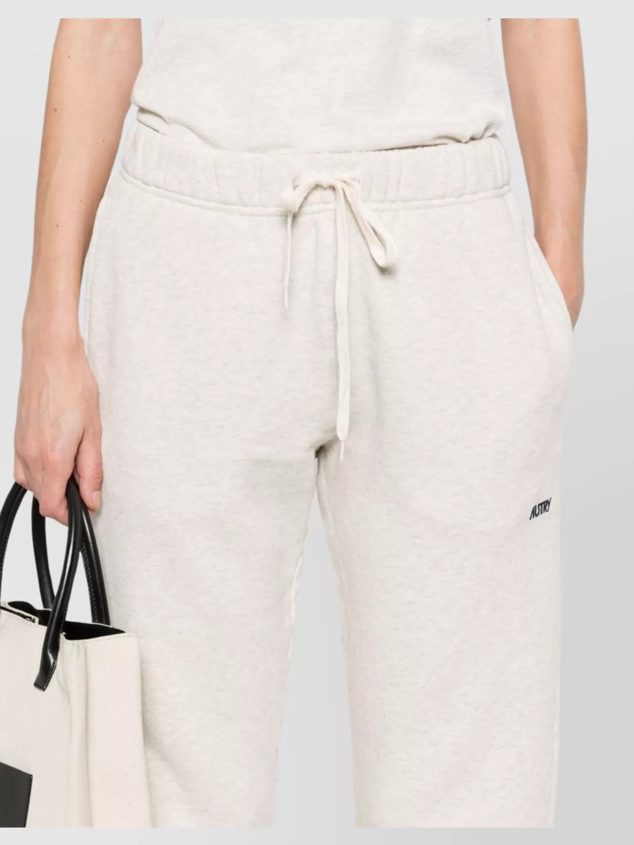 Autry Straight Leg Trousers Elastic Waistband