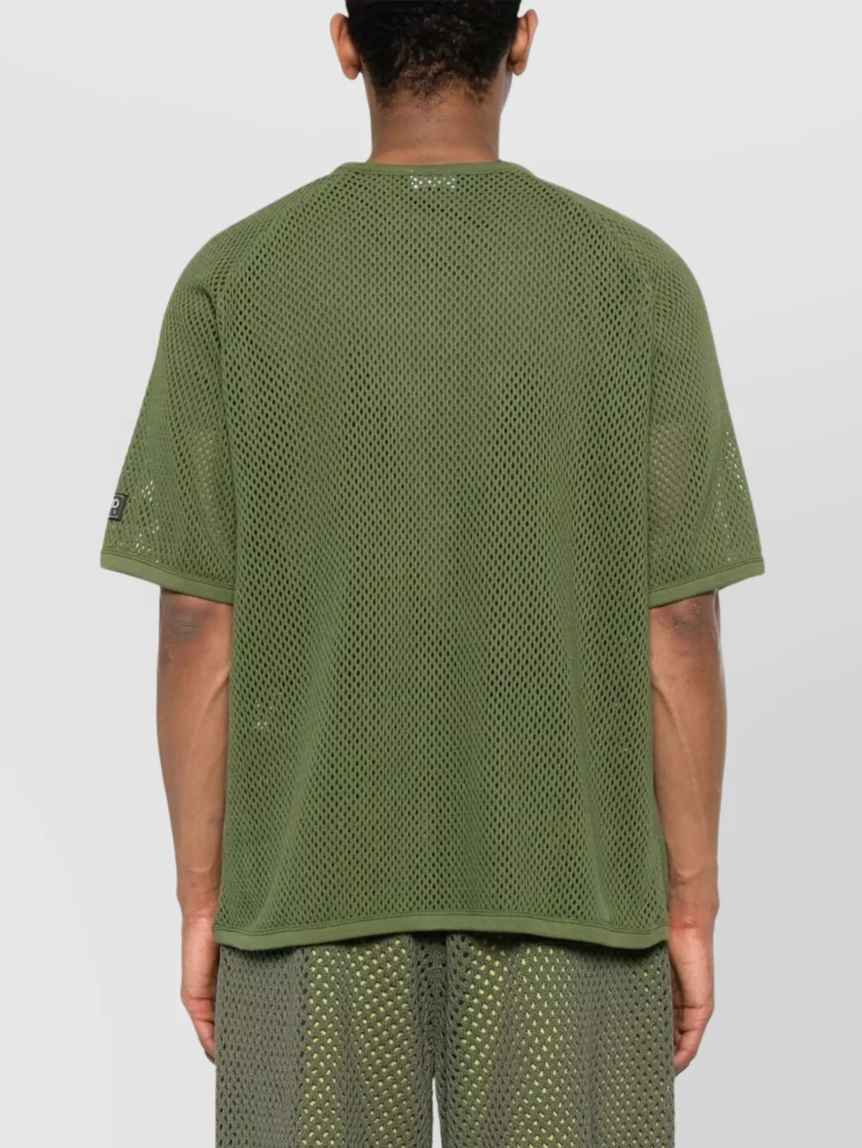 Kenzo Crew Neck Mesh Design Short Sleeves