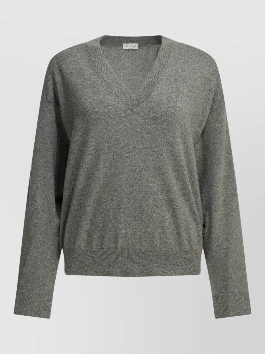 Brunello Cucinelli cashmere v-neck sweater