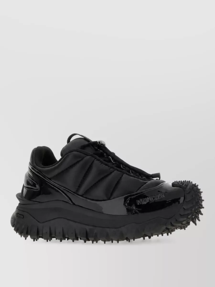 Moncler leather slip-on sneakers