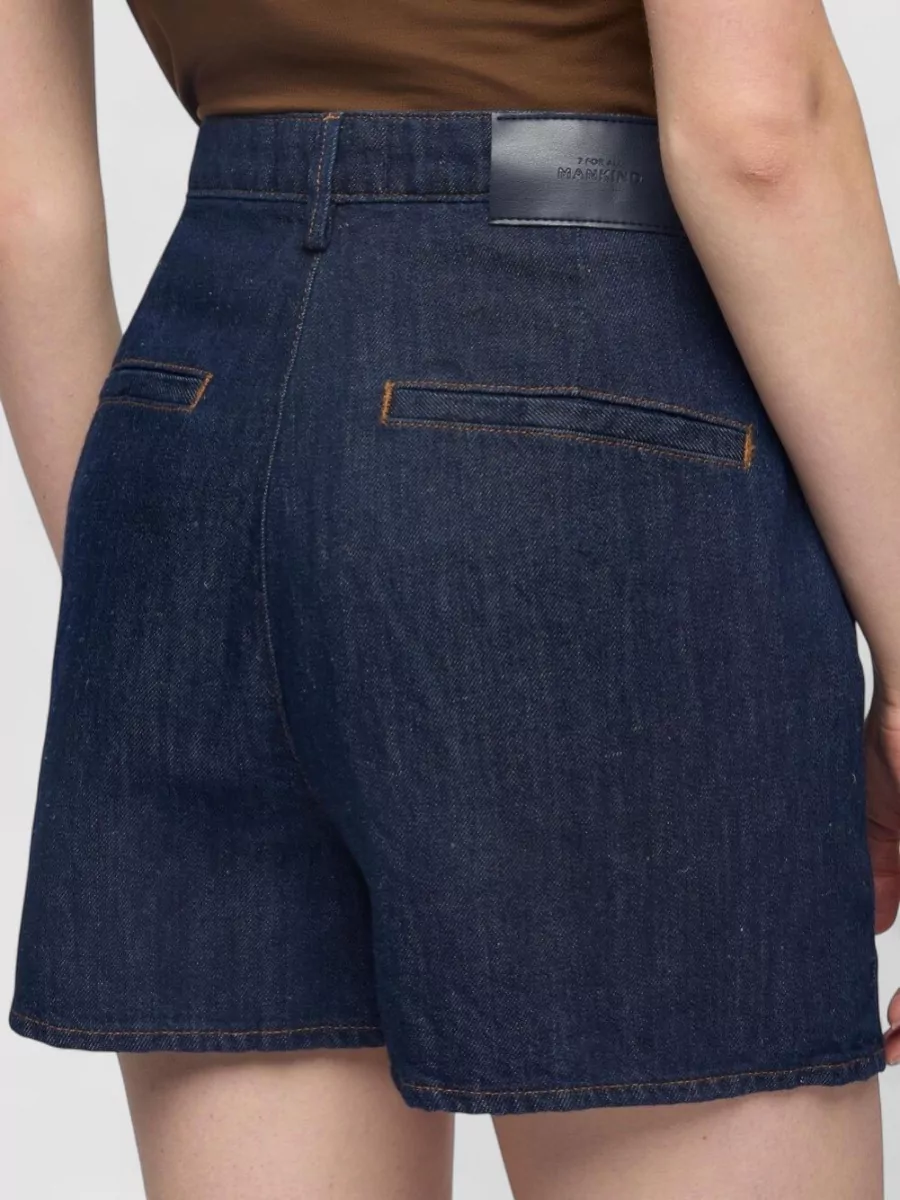 7 For All Mankind Denim Knee-Length Shorts