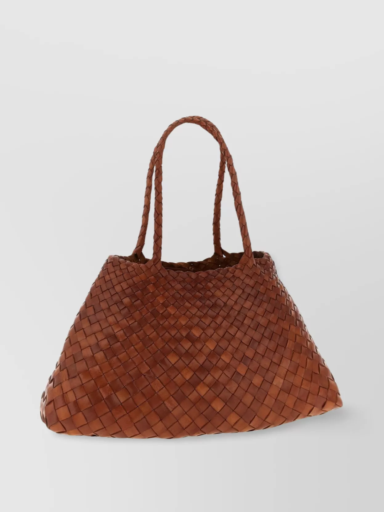 Dragon Diffusion Large Shoulder Bag With Dual Handles And Woven Design