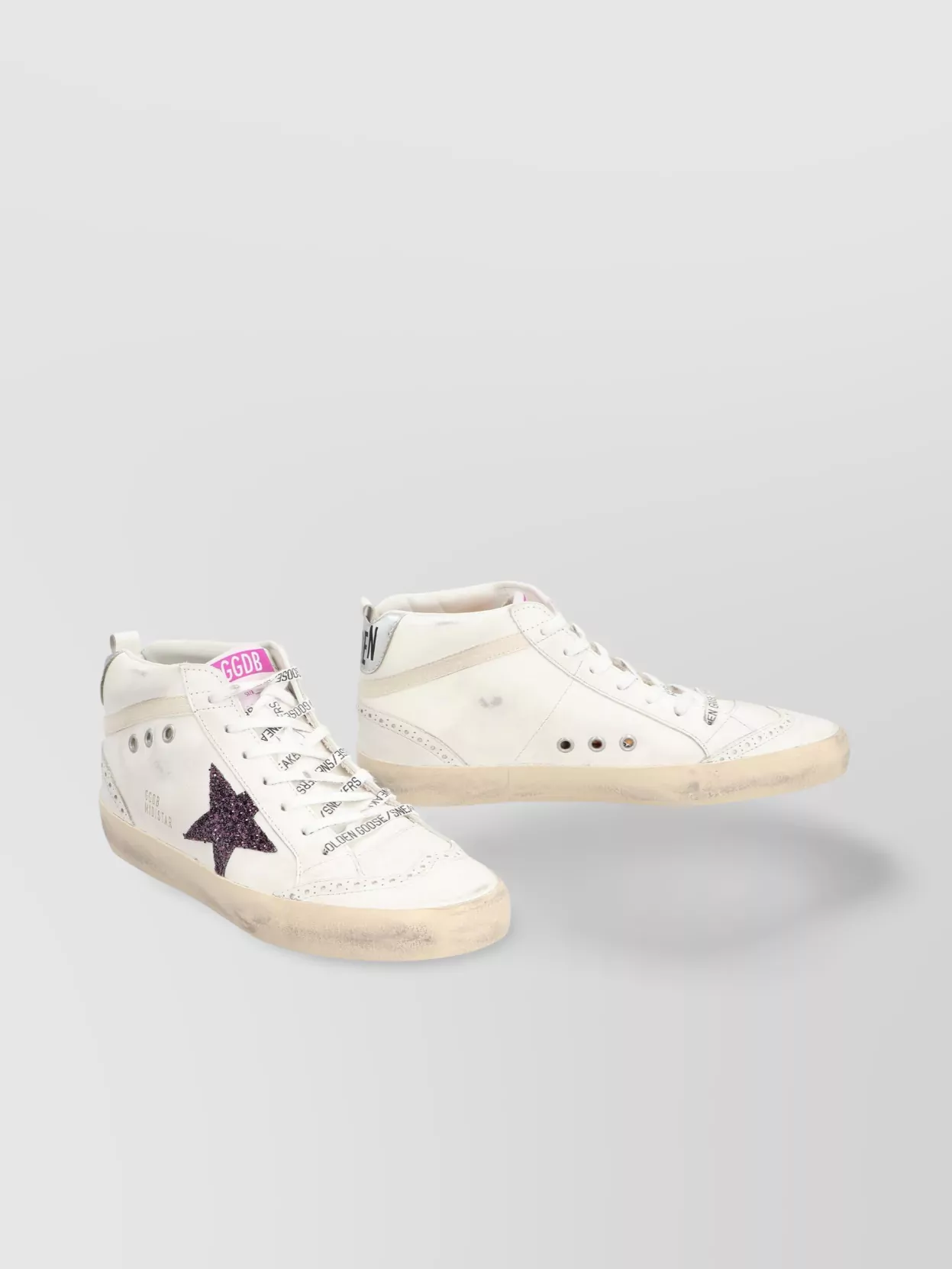 Golden Goose Star Leather High-Top Sneakers