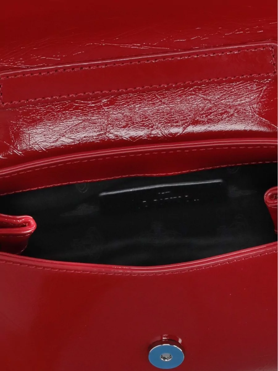 Vivienne Westwood Patent Leather Mini Shoulder Bag