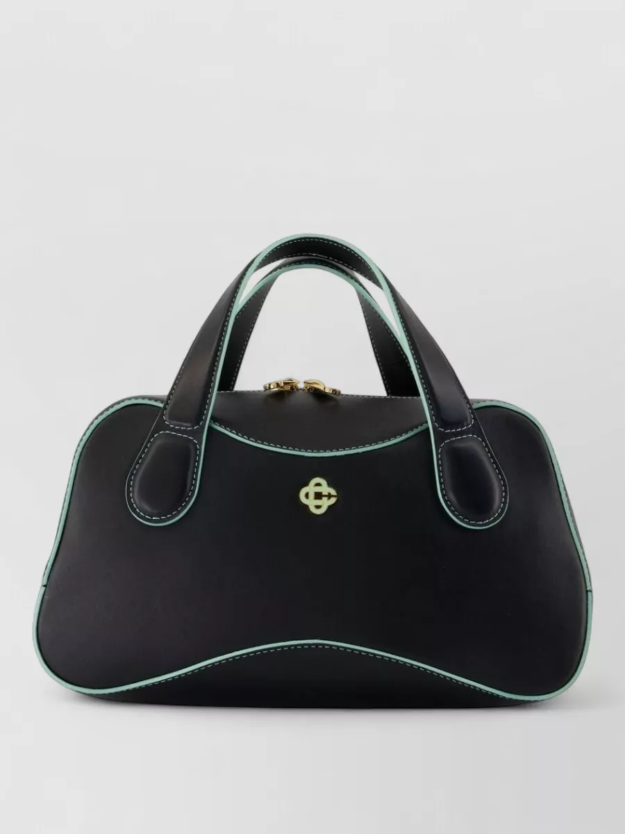 Casablanca leather mini clutch bag