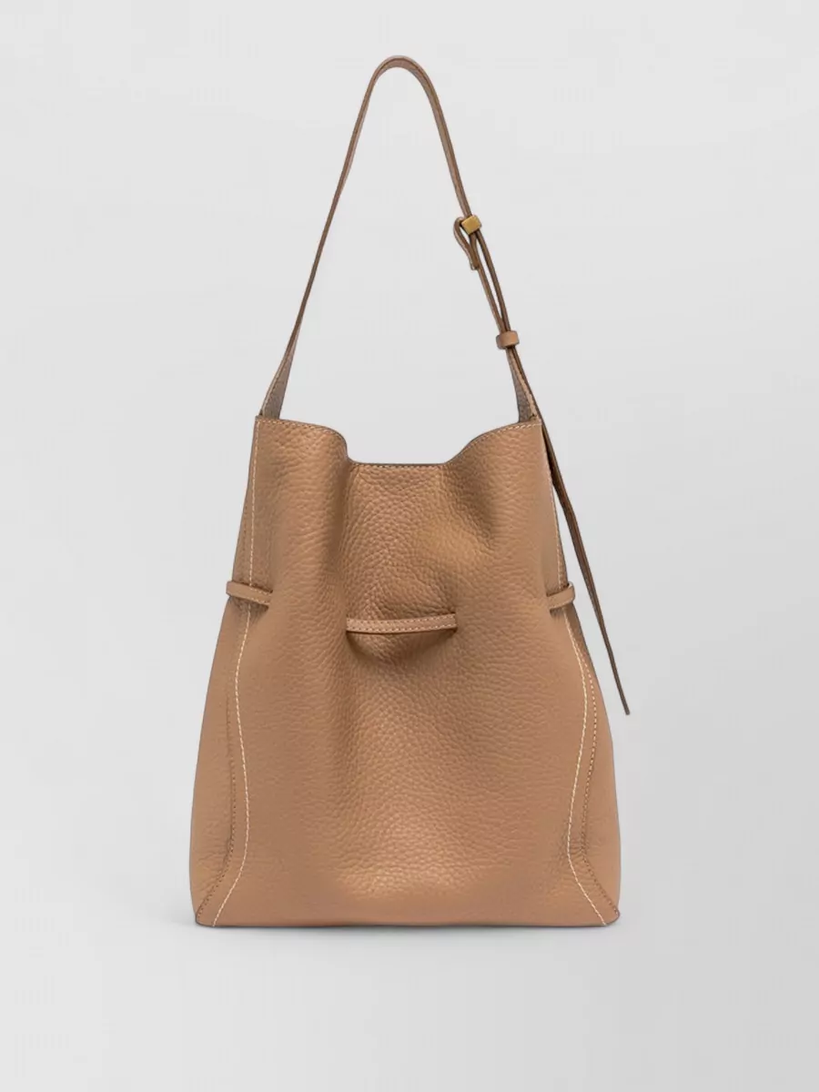 Gianni Chiarini Sienna Shoulder Bag Adjustable Strap Textured Finish