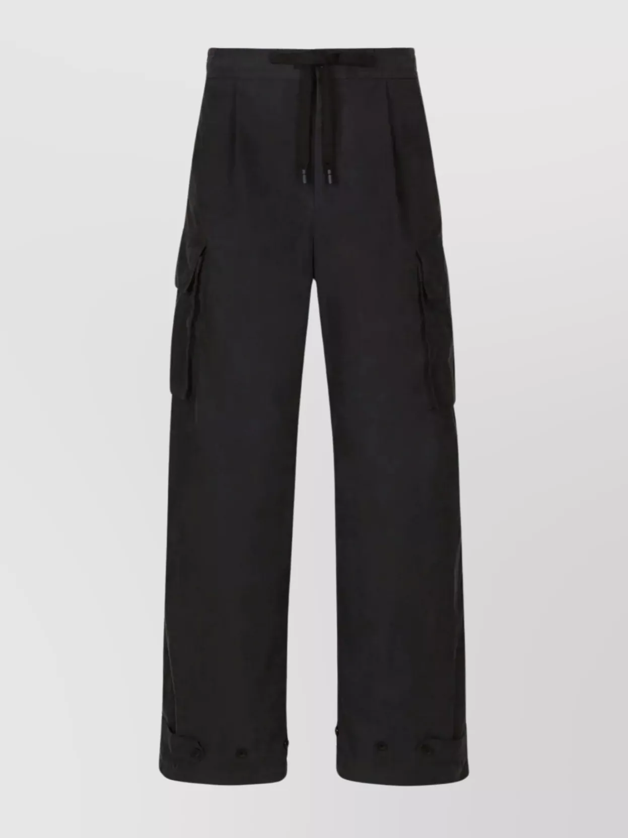 Shop Dolce & Gabbana Cargo Pocket Utility Trousers For Men In Black