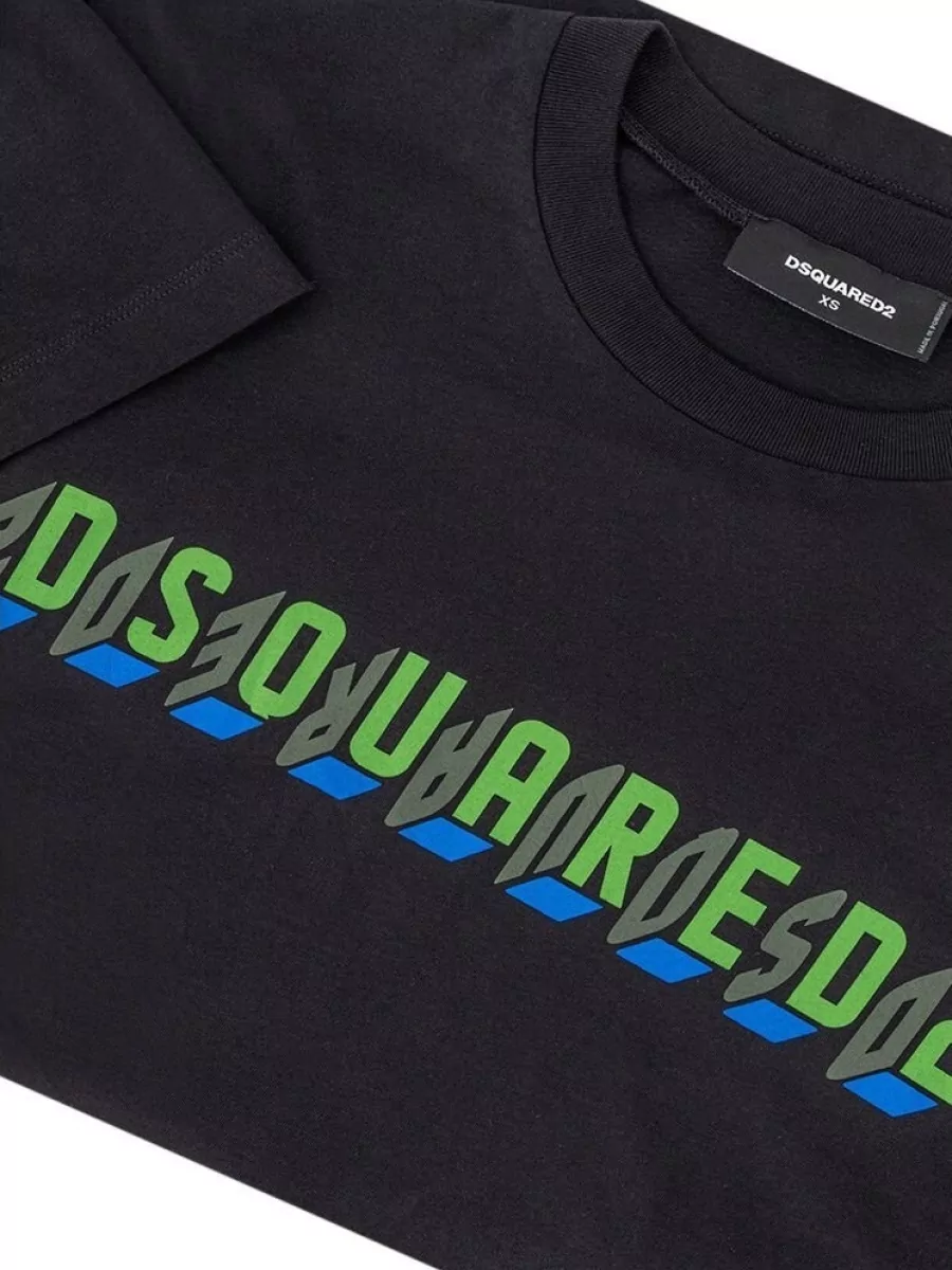 Dsquared2 Cotton Logo Print T-Shirt