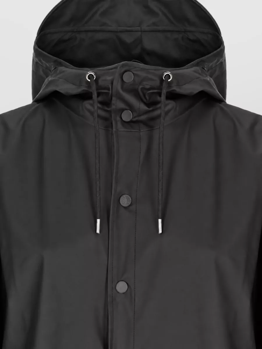 Rains Hooded Long-Sleeve Raincoat