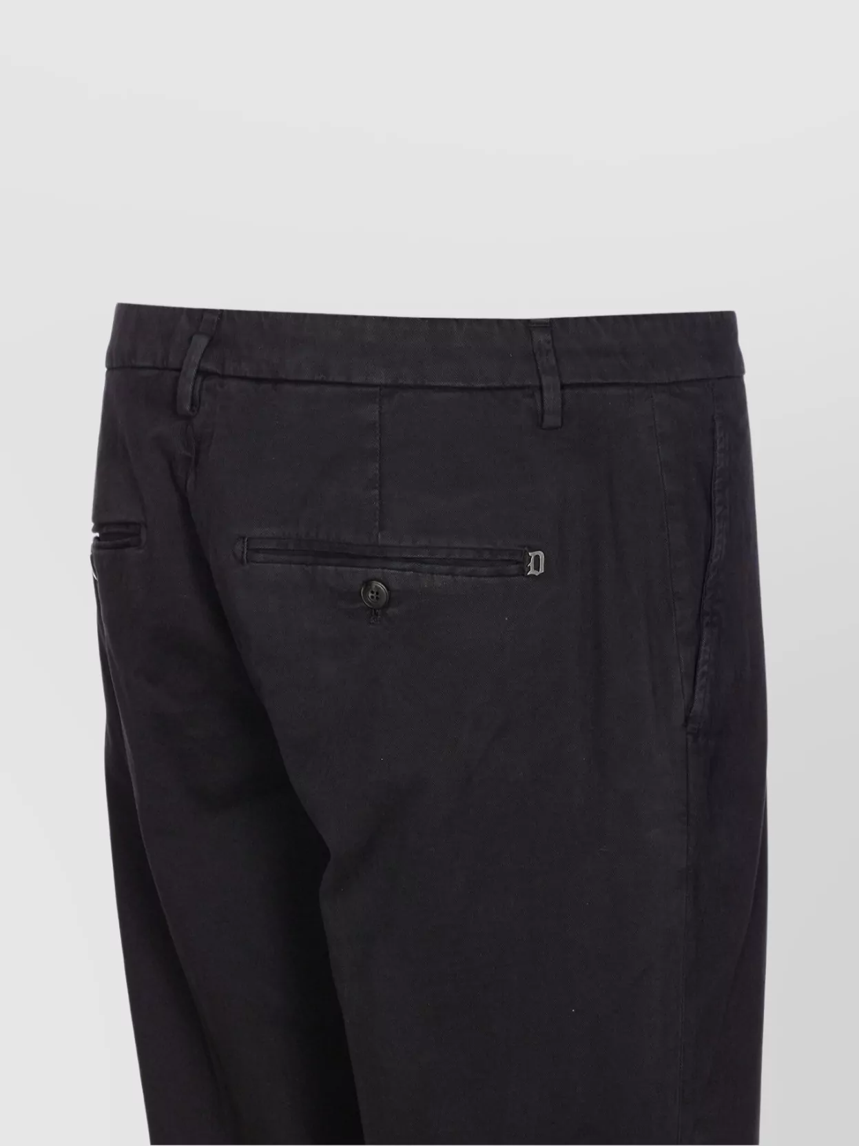 Dondup Trousers With Back And Side Pockets