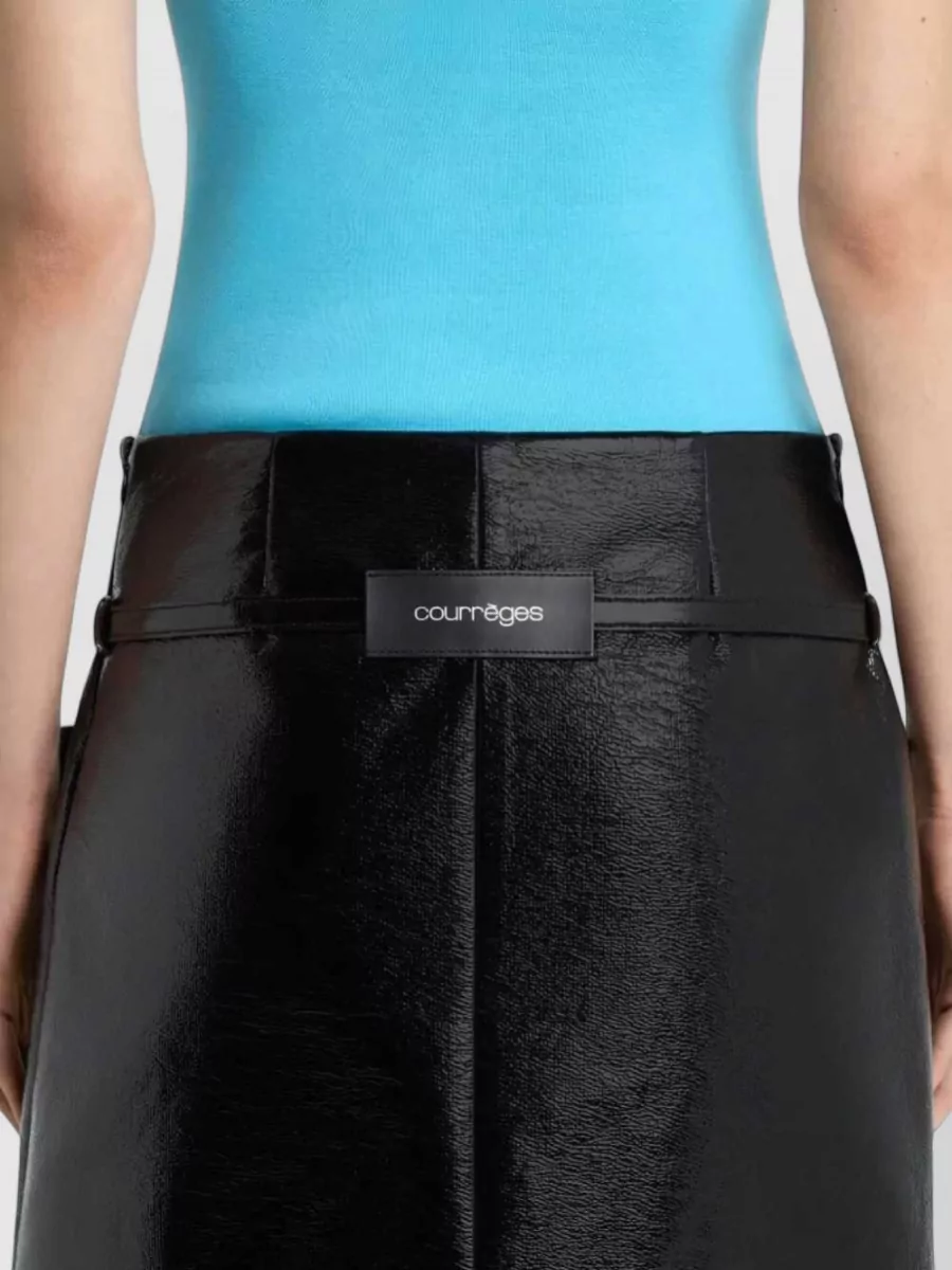 Courrèges Halterneck Cotton Tank Top